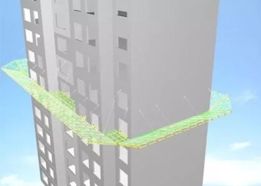 建筑工程水平挑网的施工方法及安全要求,附流程图!
