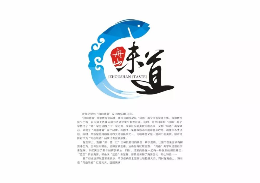 四月是你的味道,为"舟山味道"logo投票吧