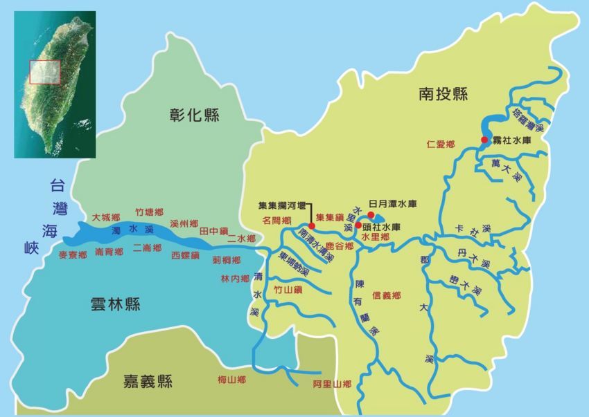 西螺丰富的物产全有赖于浊水溪携带大量微量元素,才能孕育出西螺的米