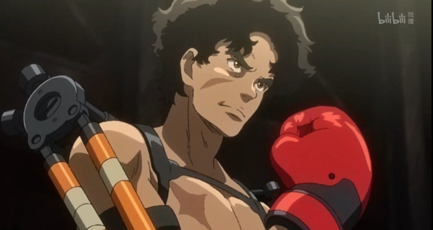 b站有它就够了,新番黑马《megalo box》拳拳到肉的机甲拳击搏斗