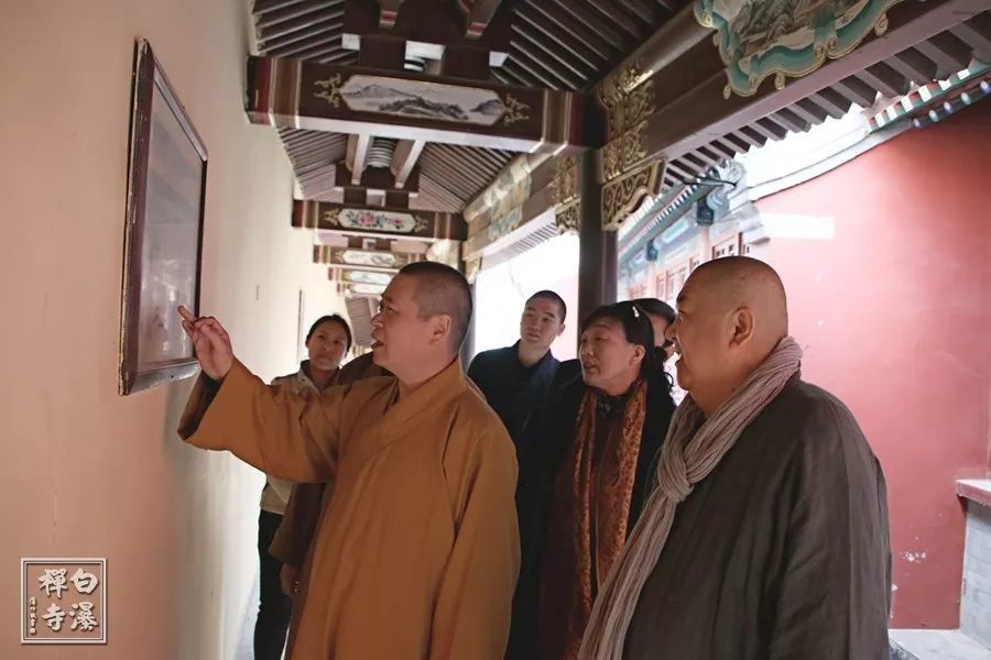 中国佛教协会长顺大和尚,妙航大和尚莅临白瀑寺调研指导