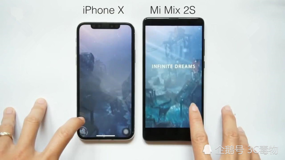 两部旗舰手机性能测试 iPhoneX差小米MIX2S这