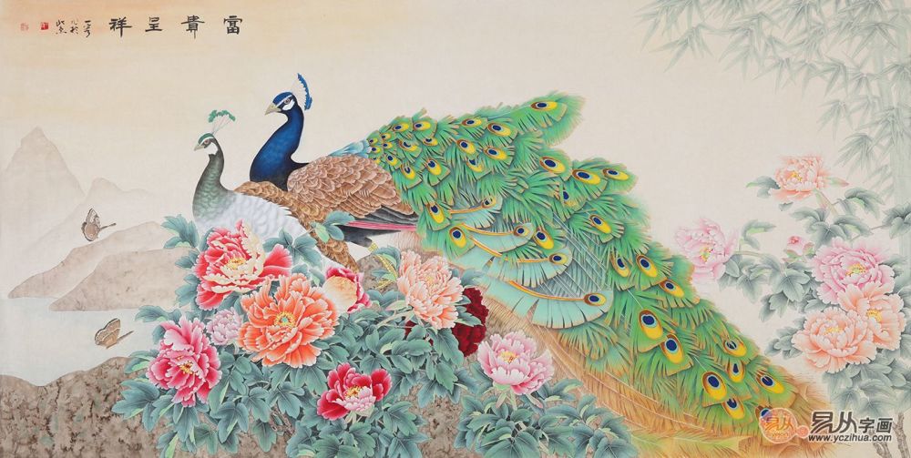 哪里可以购买名家字画,工笔画名家王一容花鸟画