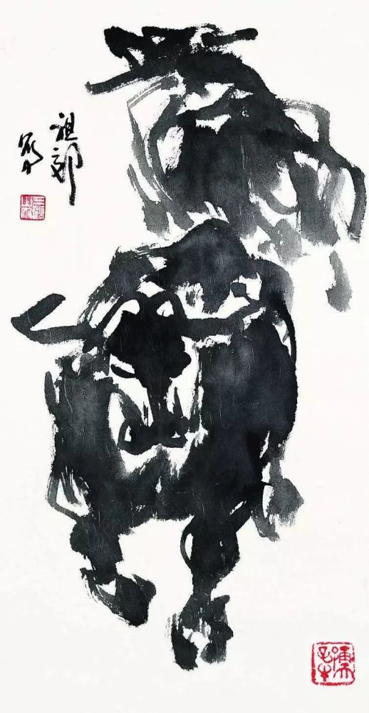 写志抒情"吴子牛—评吴祖郊先生画牛艺术