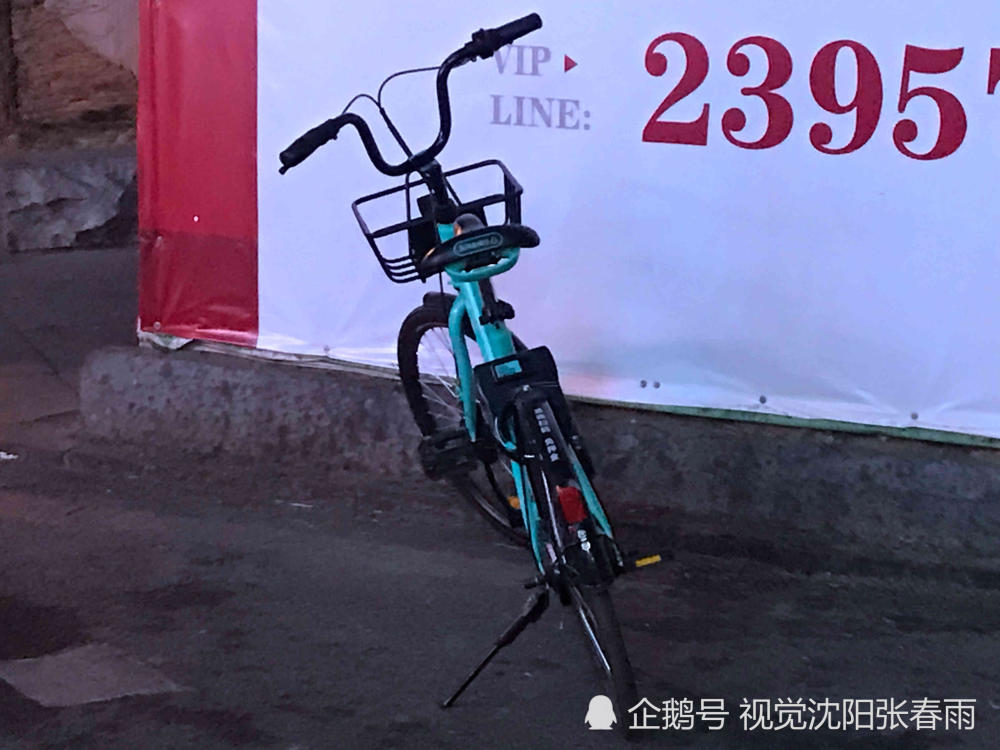 沈阳:滴滴青桔单车 被人撬锁上私锁 扫车二维