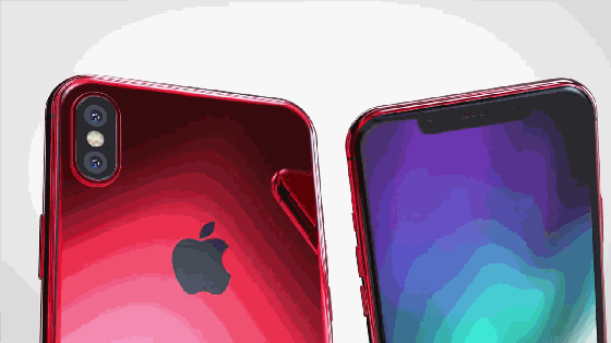 红色版iPhone X概念设计 质感爆棚真的想买