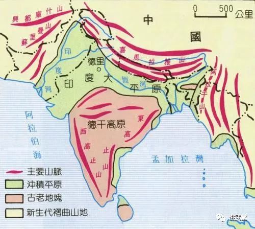 图:丰饶的印度河流域还有大片沙漠,这样的地方显然无法耕种,于是