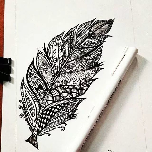 富有趣味的禅绕画,保证你路转粉,一画就爱上
