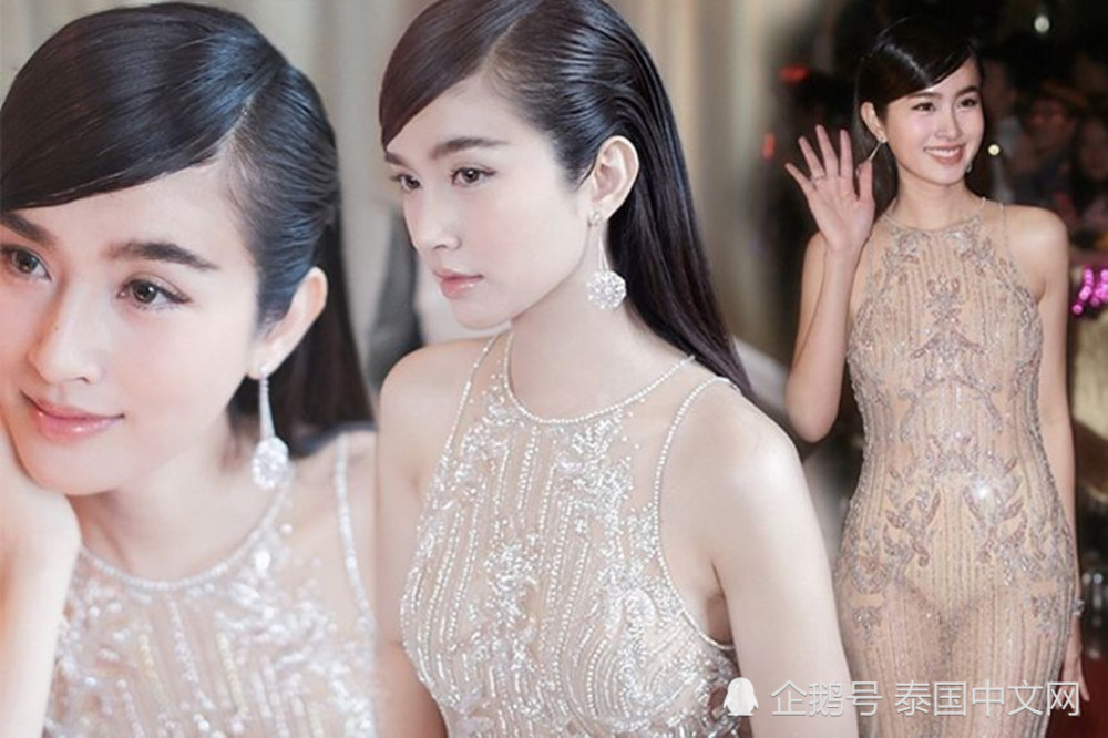 泰国最美变性人参加香港电影节,一身透视装美如少女