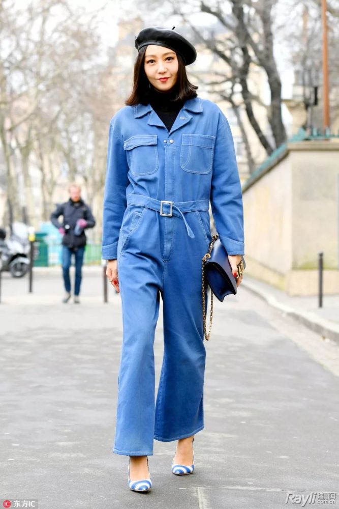 周冬雨奚梦瑶看起来一边高?连体工装裤是最该
