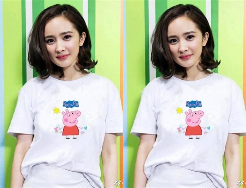 明星纷纷迷上小猪佩奇?热巴杨颖杨幂李易峰纷