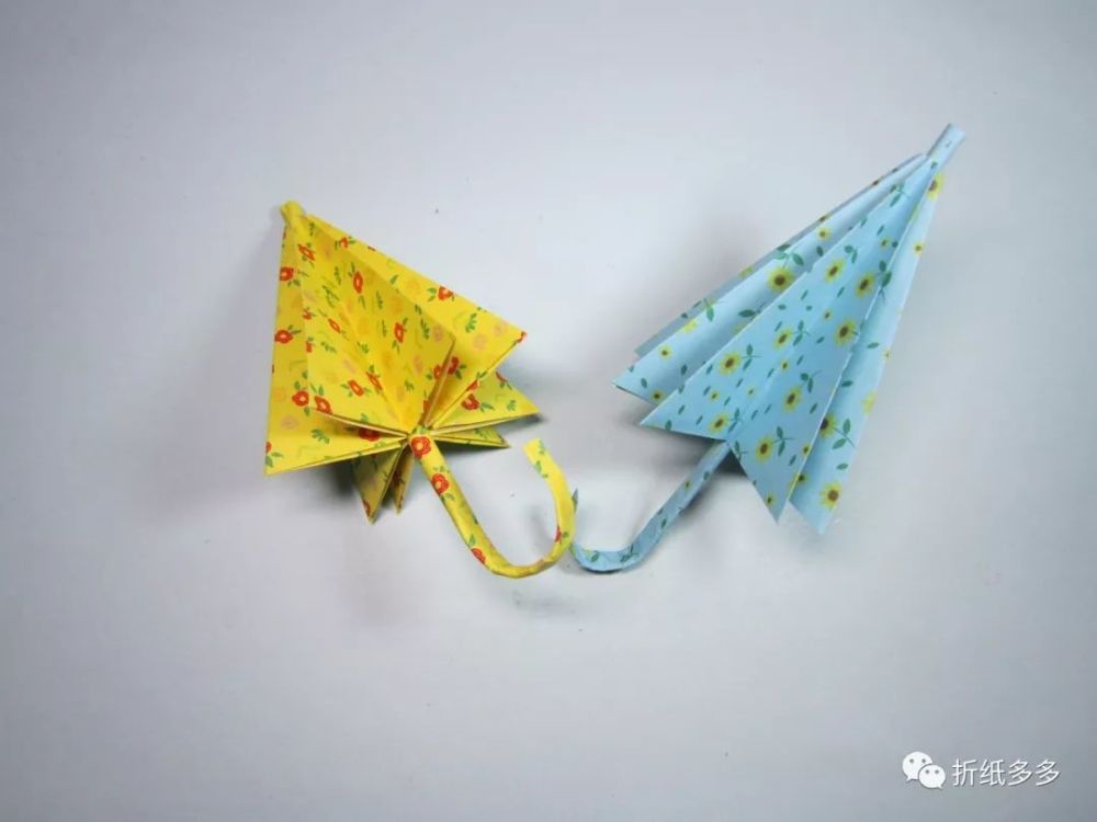 简单易学的小雨伞折纸,看一遍就能学会