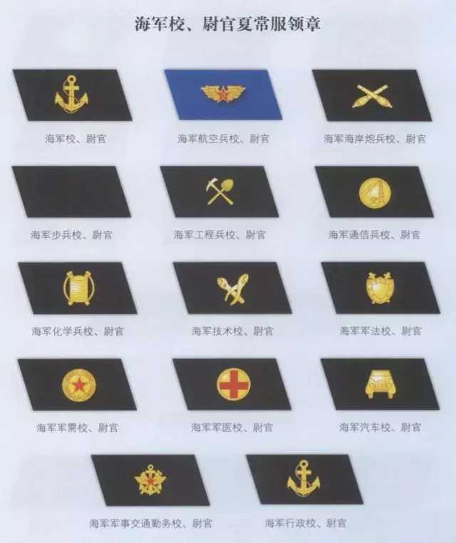 海军领章,肩章的秘密:金边银边有说法,水兵为啥只有套