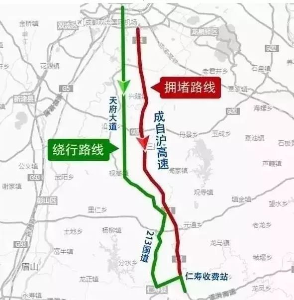 都江堰市二环路→国道213线→映秀镇→映秀北收费站进入都汶高速公路
