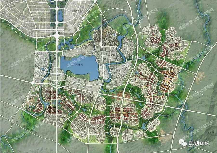 四川天府新区成都科学城总体城市设计