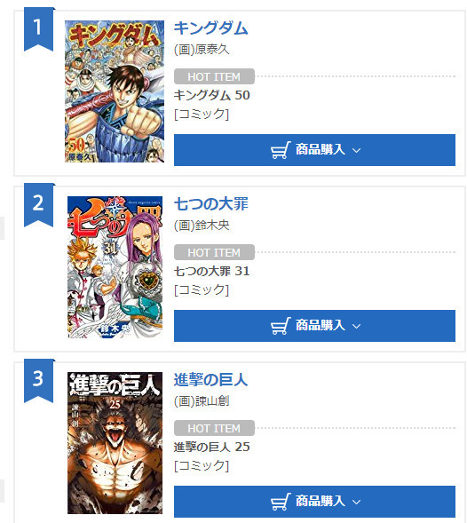 王者厉害！最新一周漫画销量榜公布