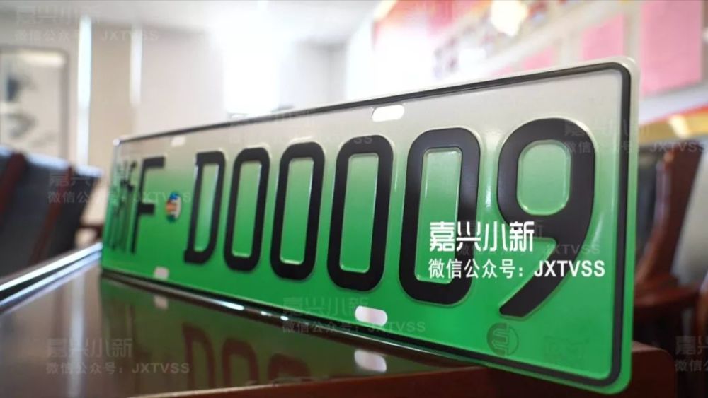 新能源汽车的车牌小车和大车不一样,小型车颜色是渐变绿色,大型车