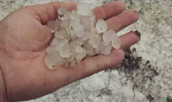 端午假期河南雨水伴冰雹