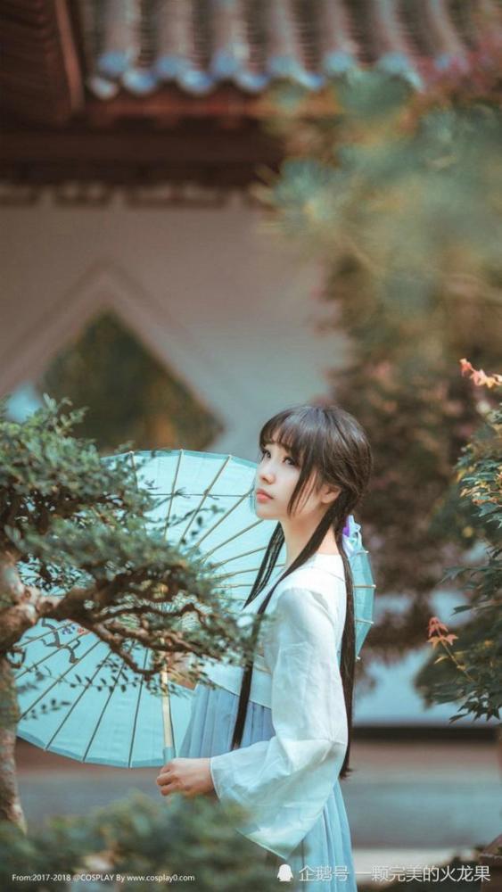 美媛馆清纯美少女萌妹子汉服古风白丝