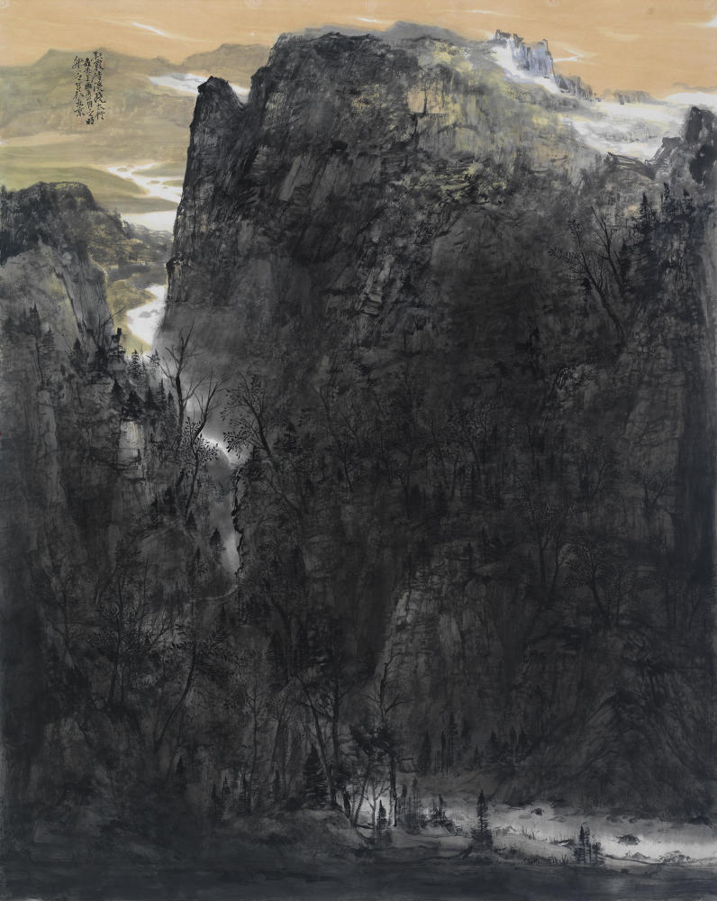 山水画写生要做到"胸有成山,纸有画影"