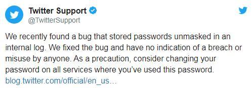 推特建议所有用户修改密码：故障导致用户密码在公司内部曝光|行业新闻-鹏博士集团沈阳分公司