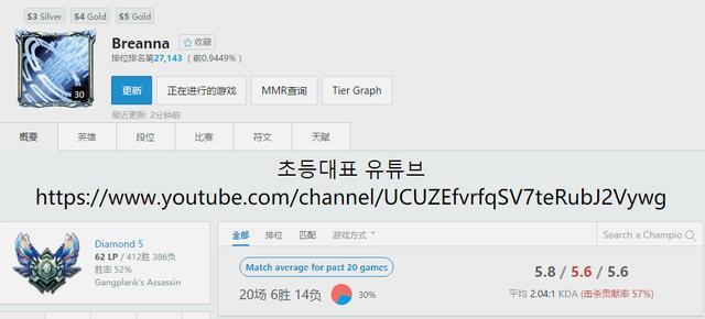 12岁LOL主播上钻5 9岁就白银?!