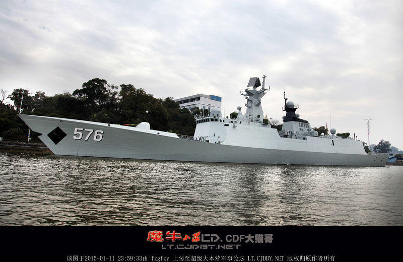 组图:升级版054a型护卫舰装备1130近防炮