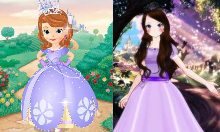 当迪士尼公主长大后,苏菲亚变可爱美少女!连莉萝都长大了?
