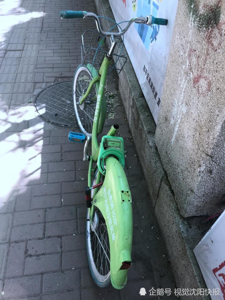 沈阳:酷奇共享单车遭私锁霸占 市民为解气连车