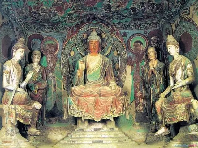 最大面积的敦煌洞窟:是莫高窟第61窟,横约13米.