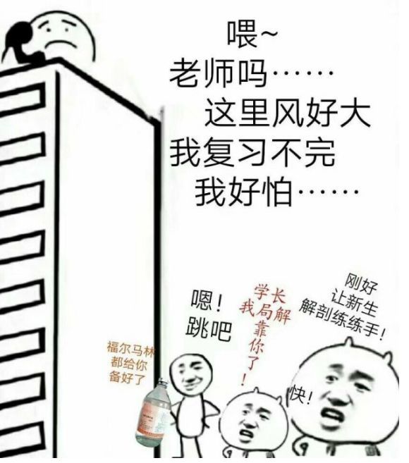 咱也不敢问,这些医学生专用表情包太赞了!