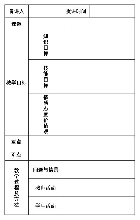 美术试讲教案模板_日语试讲教案模板_政治试讲教案模板