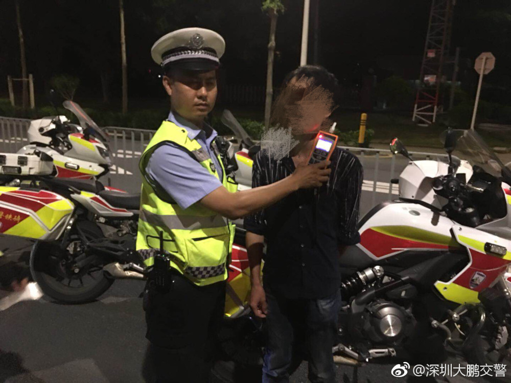 深圳男子酒后驾驶,扣证半年扣12分