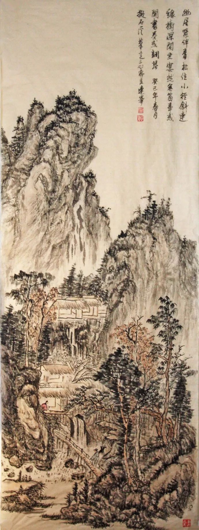 髡残,山水画,巨然,绘画