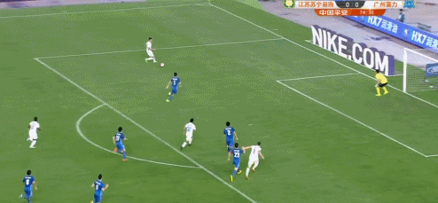 苏宁1-1富力三轮不败 吉安努破僵特谢拉救主