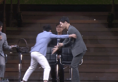 祖蓝也来给老公助阵 最后是仲基