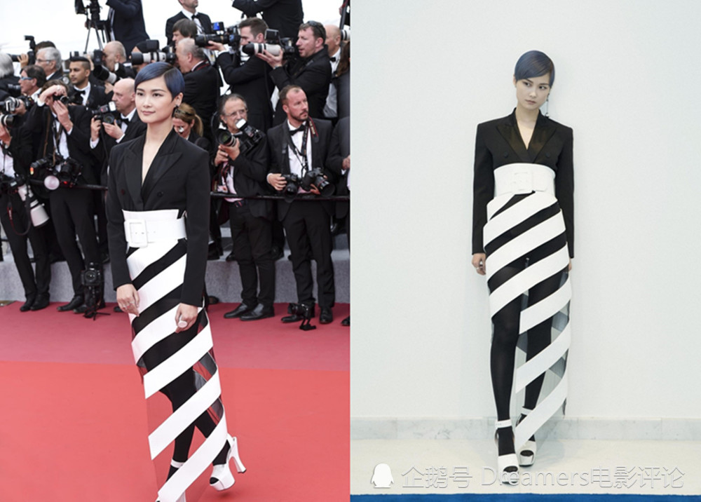 李宇春晋升红毯新宠,戛纳造型霸国际报纸头版