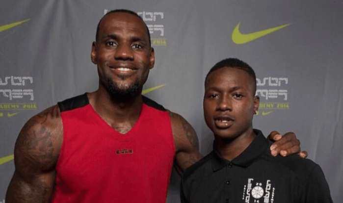 G1赛前美媒公布詹姆斯4年前老照片, 除了有塔