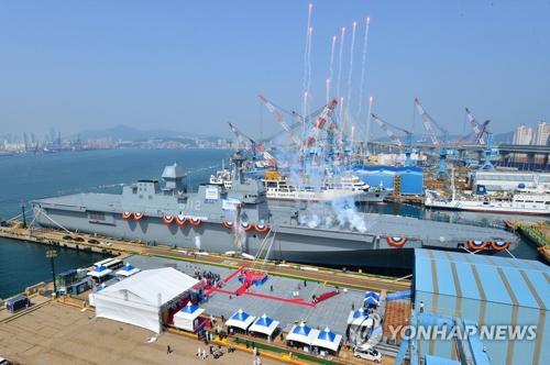 又一亚洲国家大型军舰即将下水,可起飞隐形战