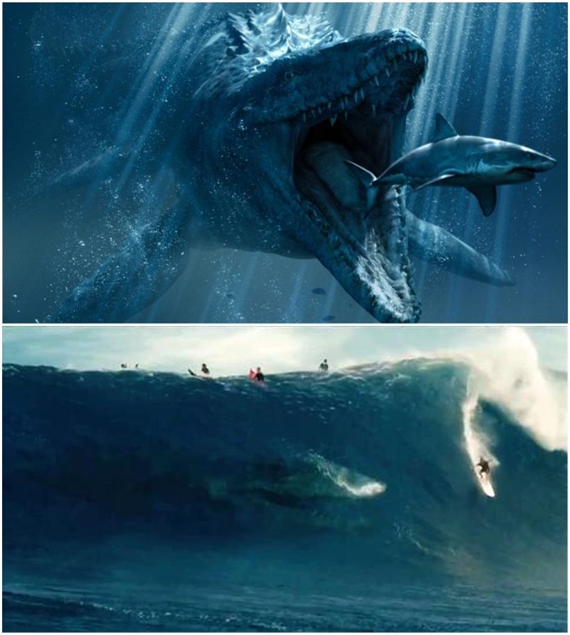 《巨齿鲨》曝新画面,比苍龙还大,还凶悍的鲨鱼露真容