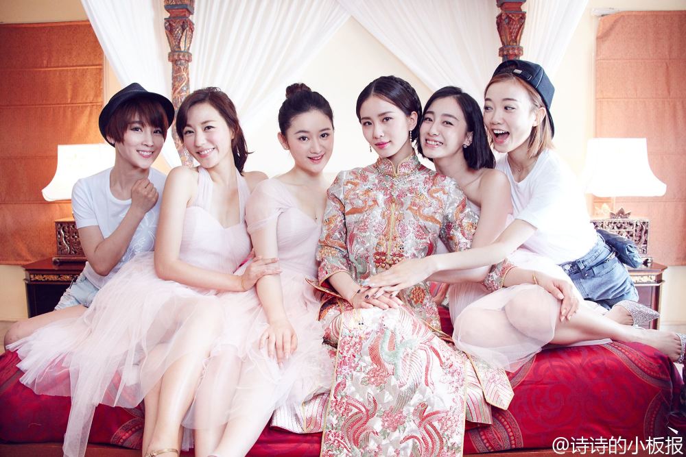 刘诗诗的伴娘团，颖儿的伴娘团，张歆艺的伴娘团，全输给了她!