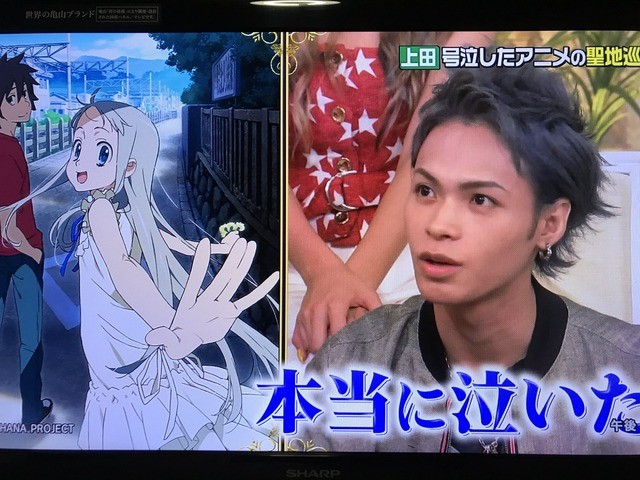 上田龙也与本乡奏多去《未闻花名》圣地巡礼