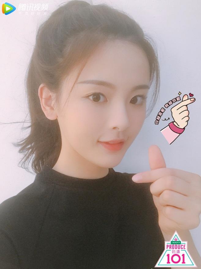 似水清柔,如花娇嫩,美似天仙,创造101美少女图