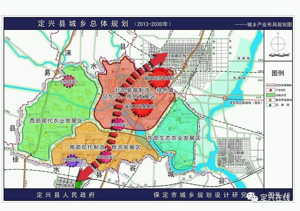 定兴县城乡总体规划纲要