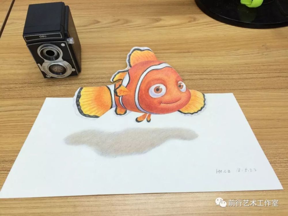 彩铅3d立体画教学示范 看点快报