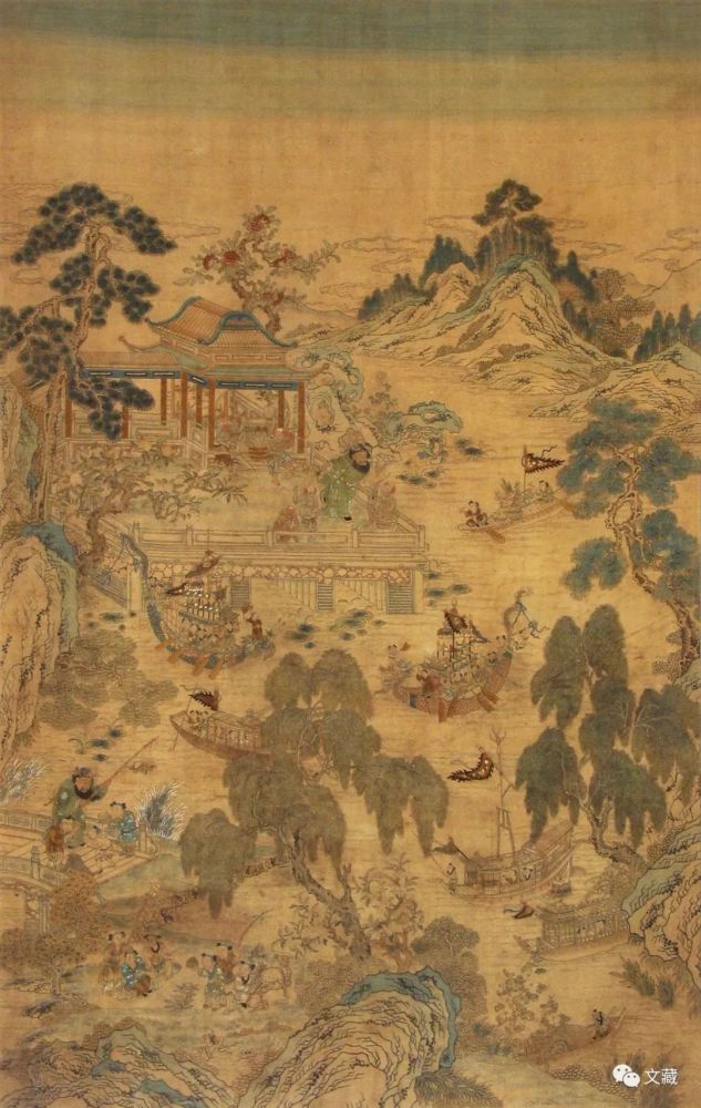 清宫百子图的样式:族兴旺的祥瑞之兆