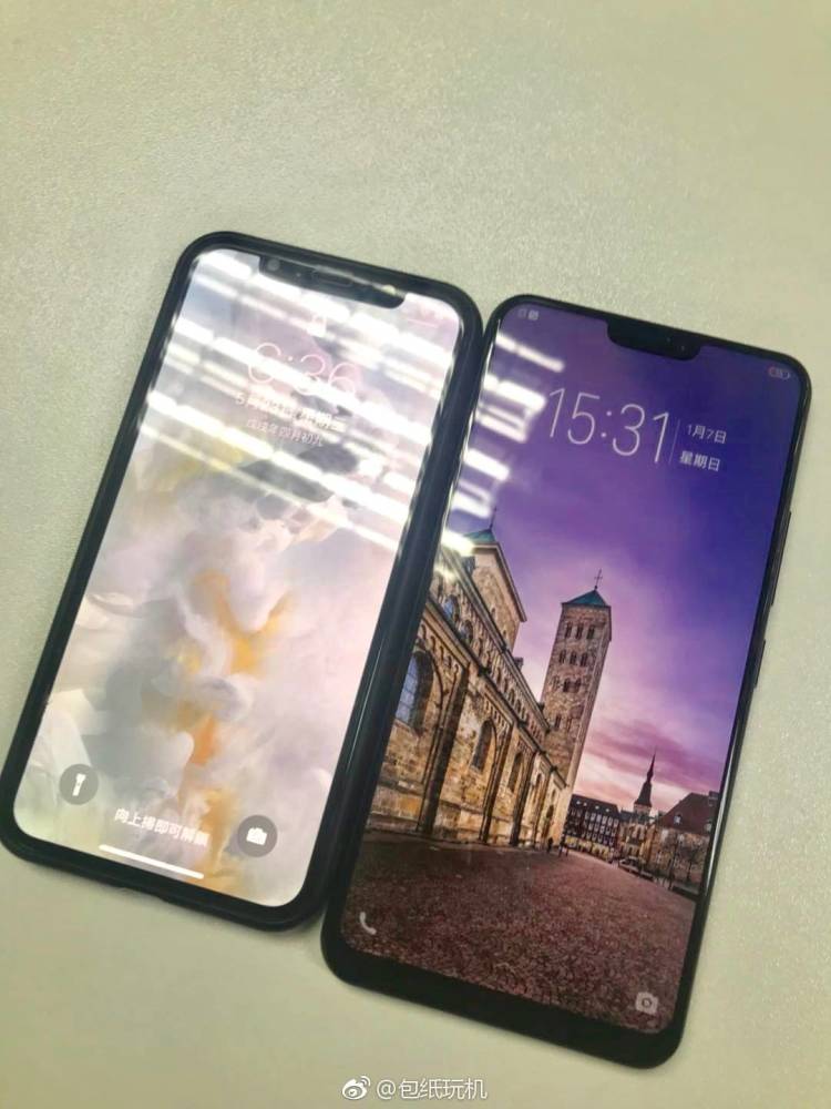 vivo Z1真机首次曝光:6寸异形全面屏+3D曲面机