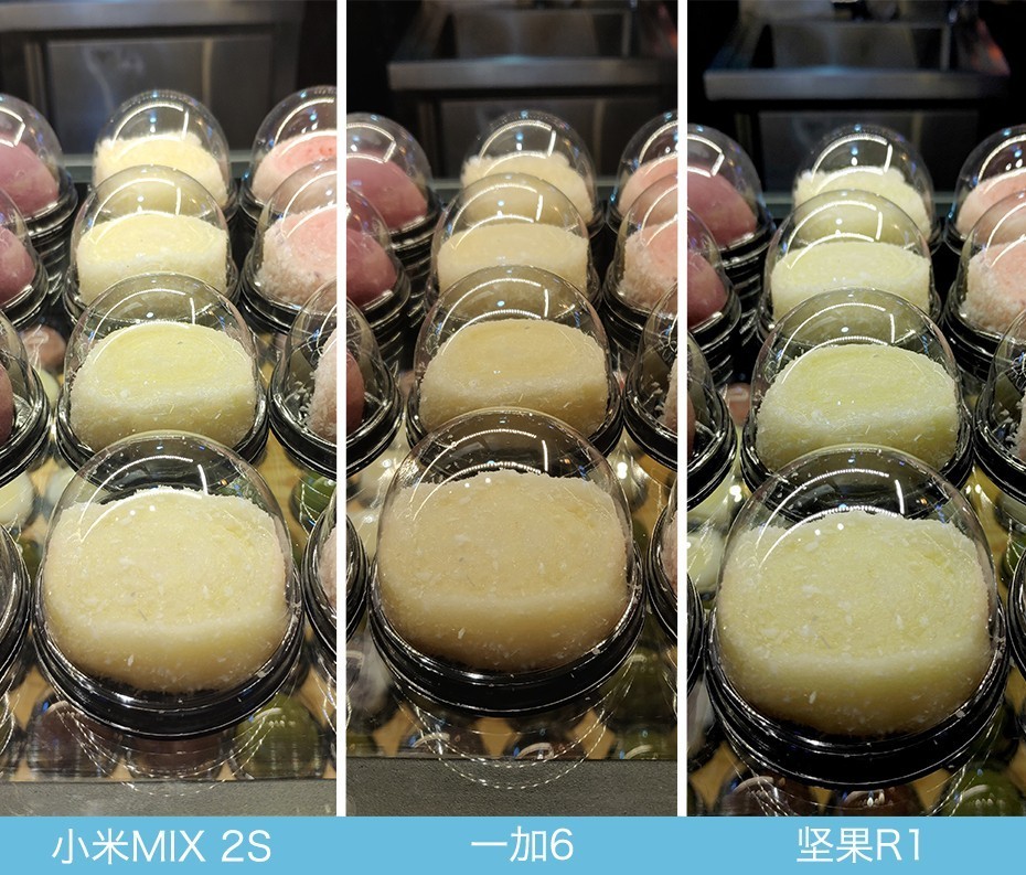 拍照到底怎么样? 一加6对比小米MIX2S\/坚果R