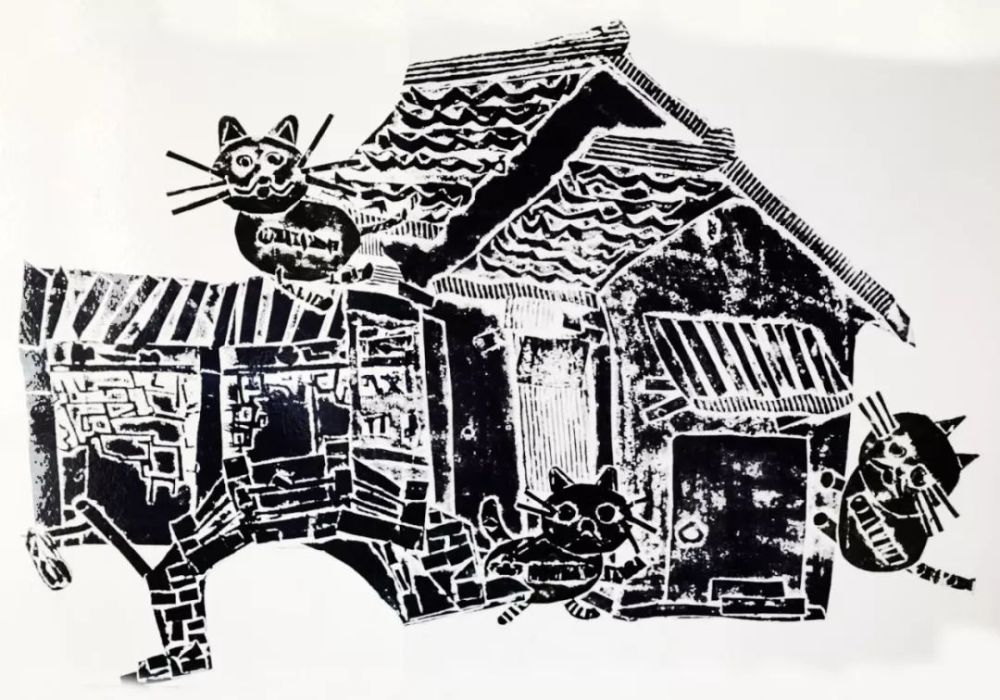 庆祝六一 江苏省无锡市育红小学《综合版画课程》纸版画作品