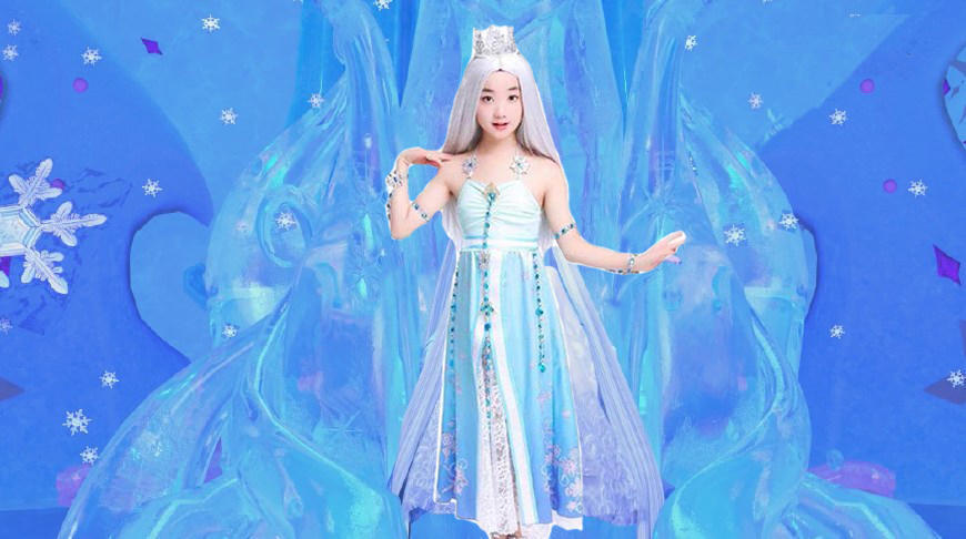 《叶罗丽精灵梦》冰公主唯美cos,这么可爱的齐娜还是第一次见